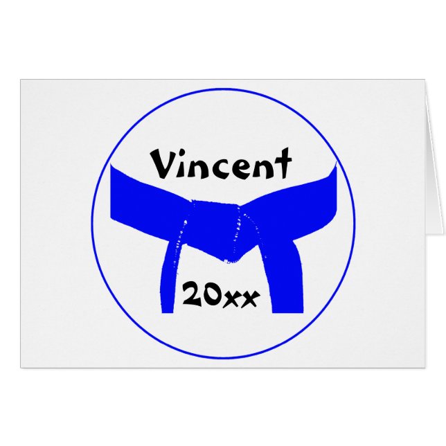 Martial Arts Light Ceinture Bleue (Devant Horizontal)