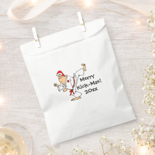 Martial Arts Merry Kick-Mas Christmas Party Favour Bag