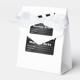 Martial Arts Movie Clapperboard Favor Box