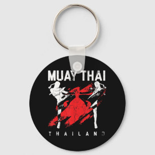 Martial Arts Muay Thai Sports Fighter MMA Thailand Keychain