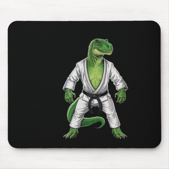 Martial Arts Ninja Jiu Jitsu Karate  Mouse Pad (Front)
