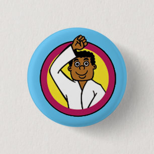 Martial Arts Party Kid 2 Button