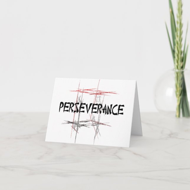 Martial Arts Perseverance Card (Front)