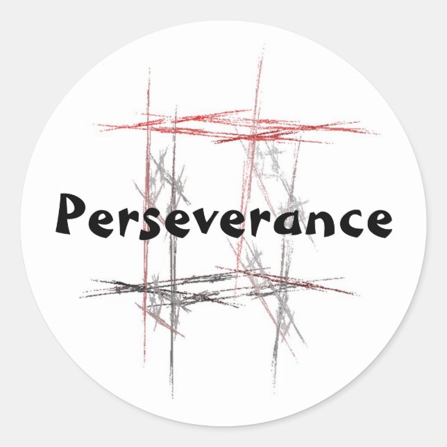 Martial Arts Perseverance Stickers (Front)