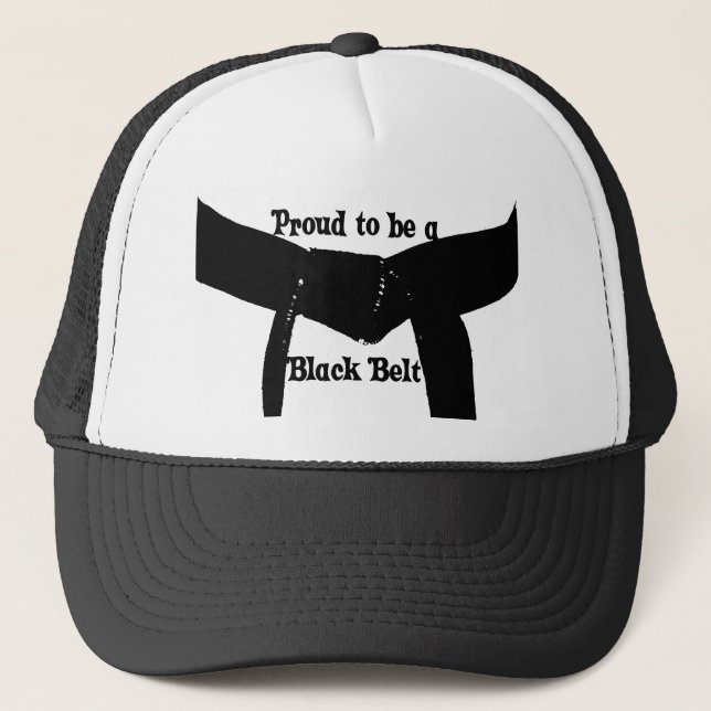 Martial Arts Proud to be a Black Belt Hat (Front)