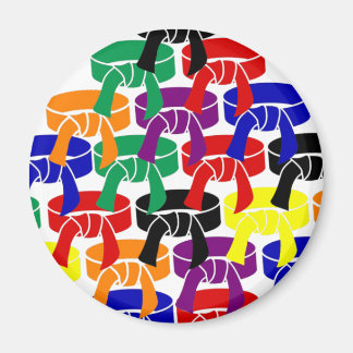 Martial Arts Rank Belts Magnet