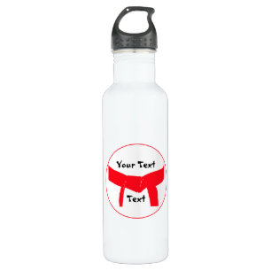 Martial Arts Red Belt 710 Ml Water Bottle