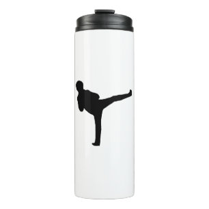 Martial Arts Side Kick Thermal Tumbler