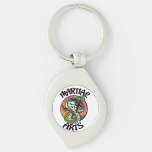 Martial Arts Snake Keychain