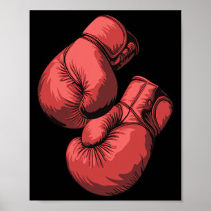 Martial Arts Sport Punching Bag Sparring Boxer  Poster