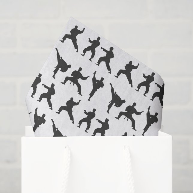 Martial Arts Tissue Paper, Karate Decoupage Paper (Gift Bag)