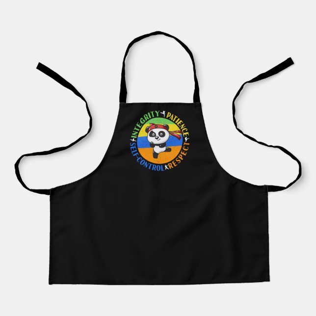 Martial Arts Values - Boys Karate Mindset Apron (Front)
