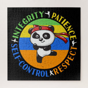 Martial Arts Values - Boys Karate Mindset Jigsaw Puzzle