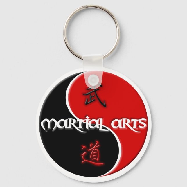 Martial Arts Yin Yang Key Chain (Front)