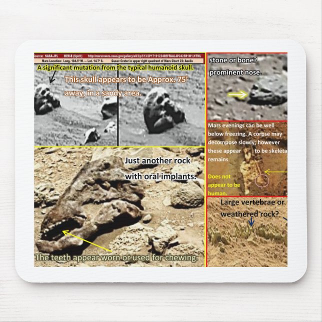 Martian boneyard mouse pad (Front)