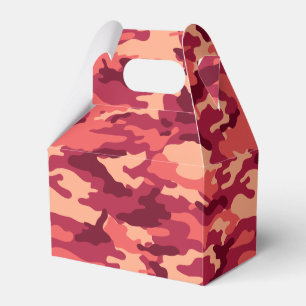 MARTIAN DESERT CAMO / CAMOUFLAGE DAZZLE PATTERN FAVOR BOX