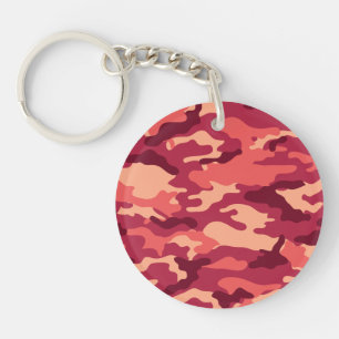 MARTIAN DESERT CAMO / CAMOUFLAGE DAZZLE PATTERN KEYCHAIN