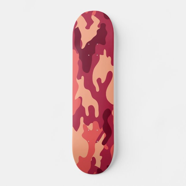 MARTIAN DESERT CAMO / CAMOUFLAGE DAZZLE PATTERN SKATEBOARD (Front)