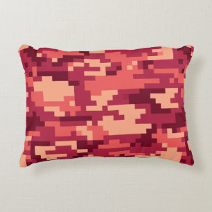 MARTIAN DESERT DIGITAL CAMO / CAMOUFLAGE ACCENT PILLOW