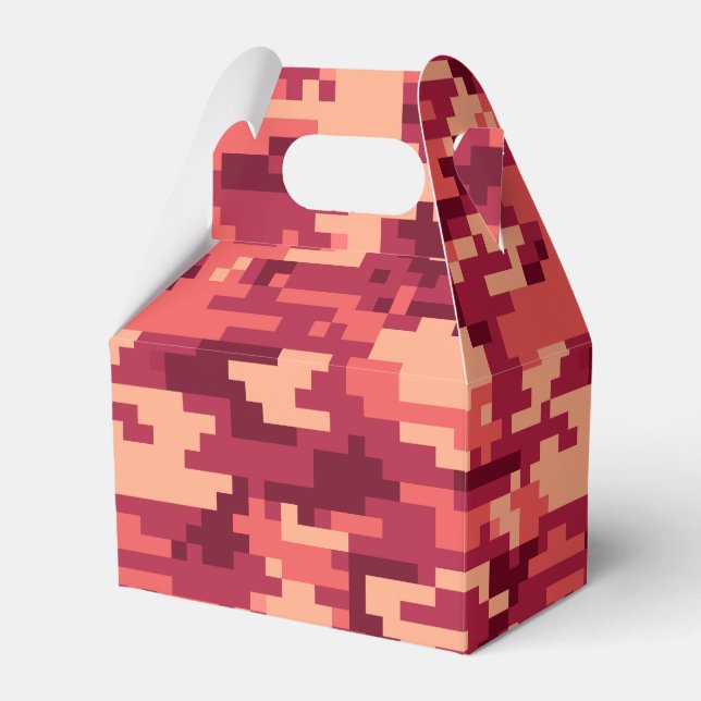 MARTIAN DESERT DIGITAL CAMO / CAMOUFLAGE FAVOR BOX (Front Side)
