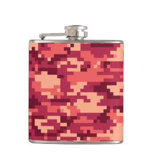 MARTIAN DESERT DIGITAL CAMO / CAMOUFLAGE HIP FLASK