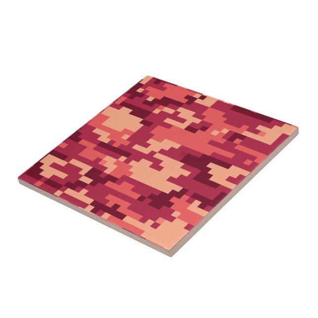 MARTIAN DESERT DIGITAL CAMO / CAMOUFLAGE TILE (Side)