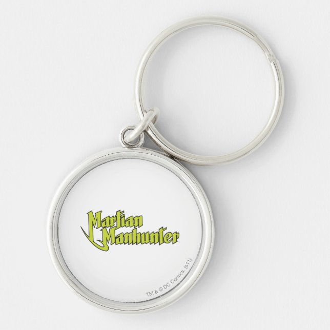 Martian Manhunter Logo Keychain (Front)