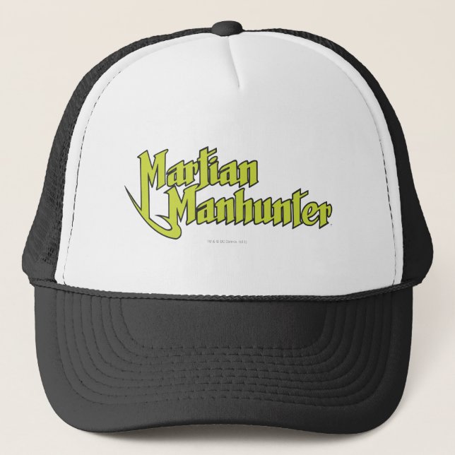 Martian Manhunter Logo Trucker Hat (Front)