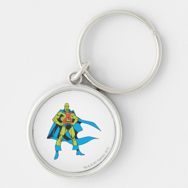 Martian Manhunter Poses Keychain (Front)