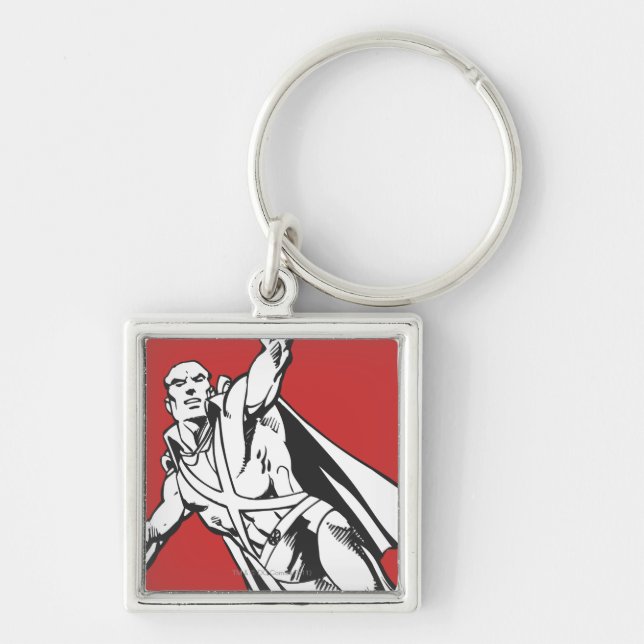Martian Manhunter Soars 2 Keychain (Front)