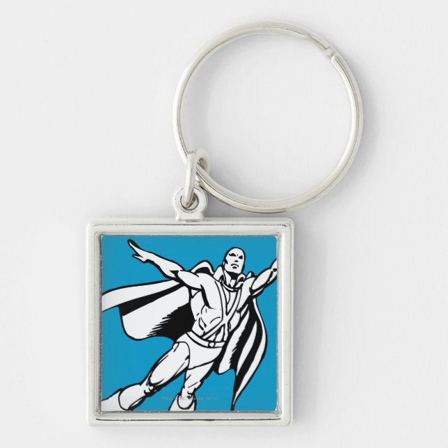 Martian Manhunter Soars 3 Keychain (Front)