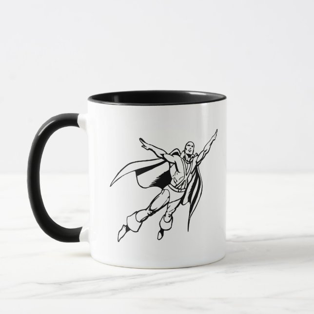 Martian Manhunter Soars 3 Mug (Left)