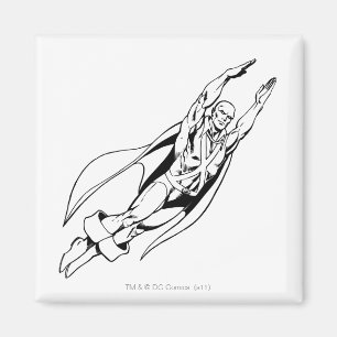 Martian Manhunter Soars 4 Magnet