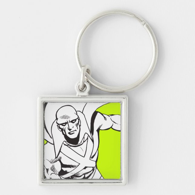 Martian Manhunter Soars 5 Keychain (Front)