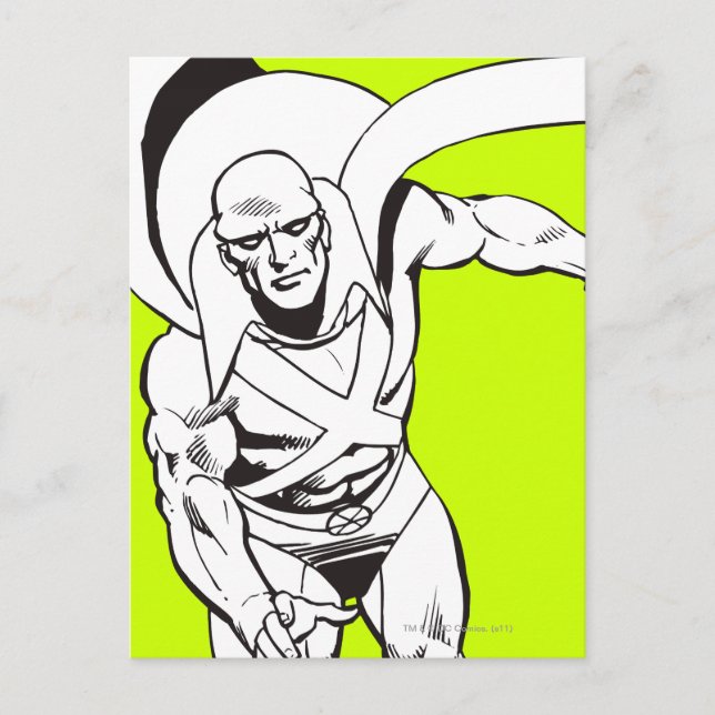 Martian Manhunter Soars 5 Postcard (Front)