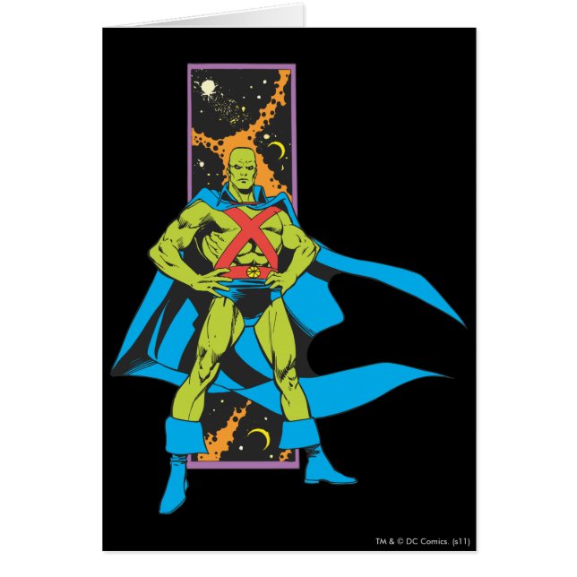 Martian Manhunter & Space Backdrop (Front)