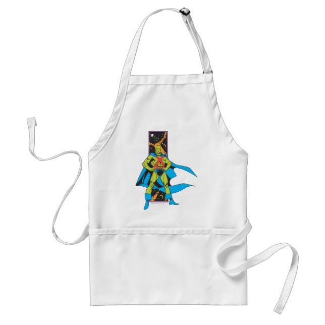 Martian Manhunter & Space Backdrop Standard Apron (Front)