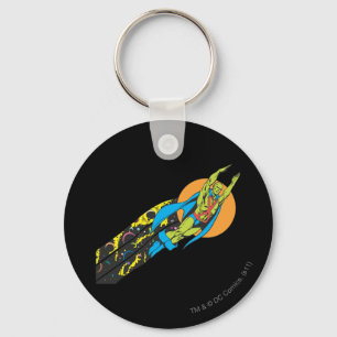 Martian Manhunter Takes Flight Keychain