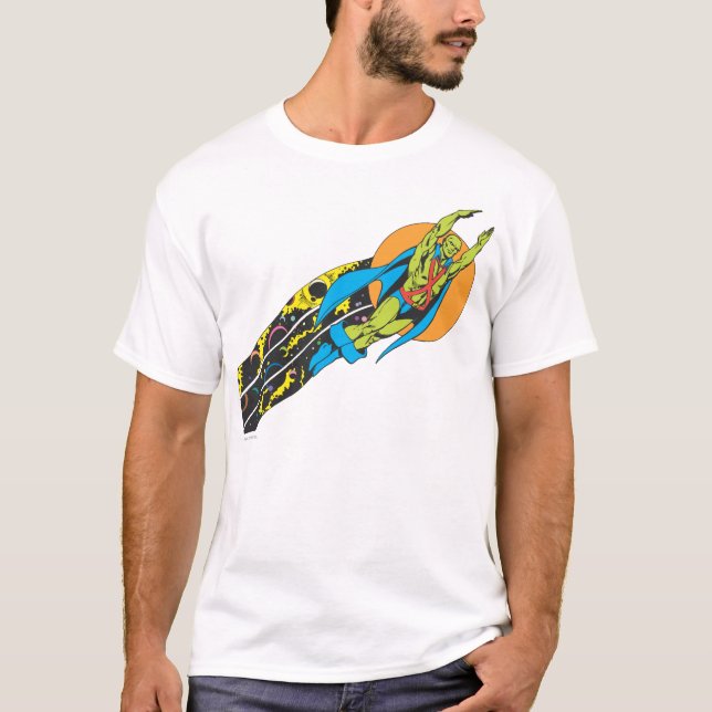 Martian Manhunter Takes Flight T-Shirt (Front)