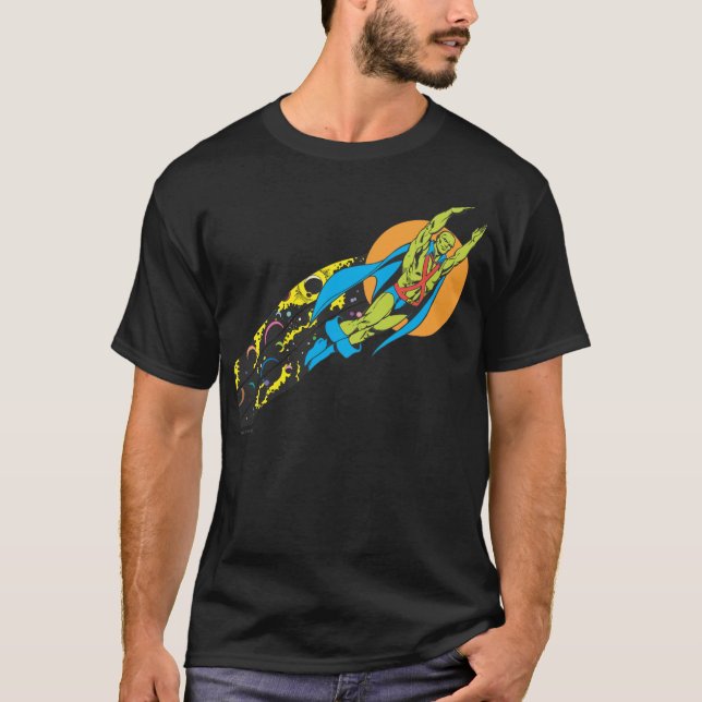 Martian Manhunter Takes Flight T-Shirt (Front)