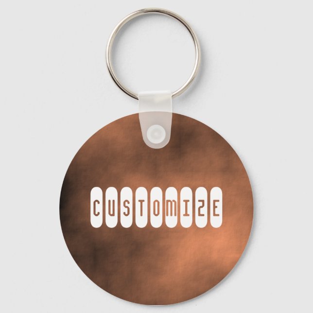 Martian Sand Storm - Template Keychain (Front)