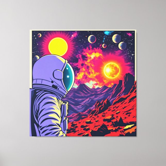 MARTIAN SETTLERS 5 CANVAS PRINT (Front)
