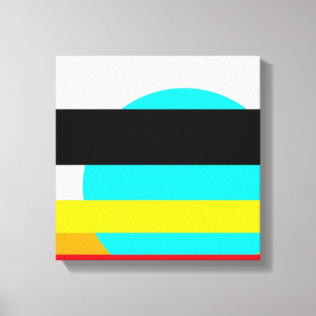 Martian sunset canvas print (Front)
