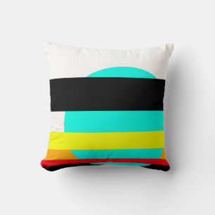 Martian sunset throw pillow