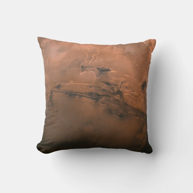 Martian Throw Pillow (Front)
