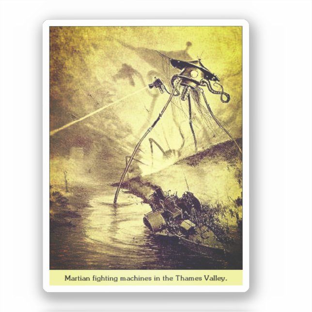 Martians discharging Heat-Rays (Front)