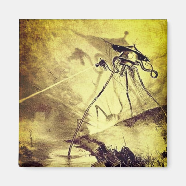 Martians discharging Heat-Rays Magnet (Front)