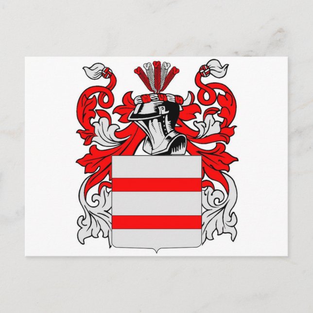 Martin (English) Coat of Arms Postcard (Front)