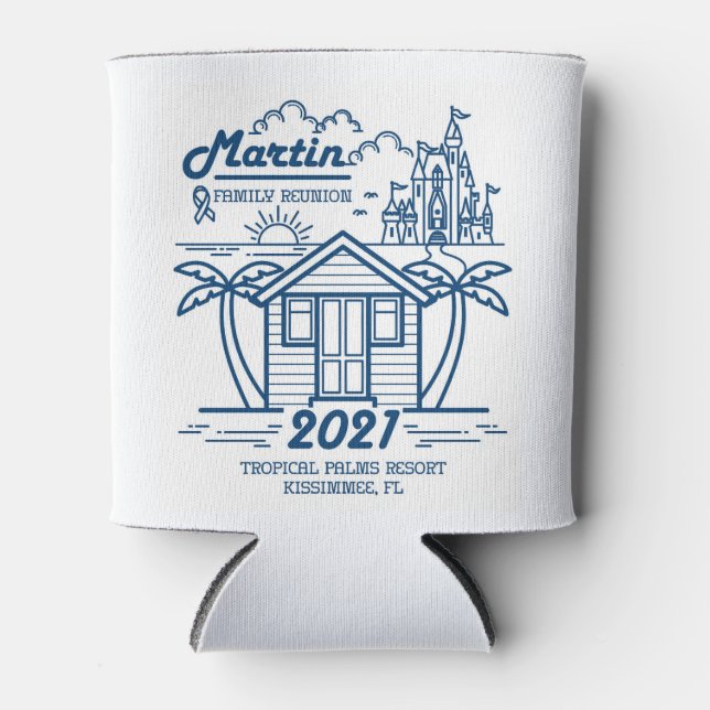 Martin Family Foam Can Cooler (Front)