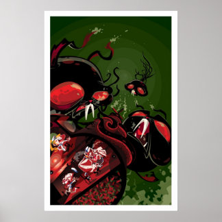 Martin Hsu - Attack of the Octobunny Poster